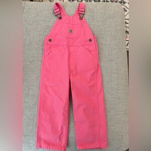 Pink Carhartt Overalls size 3T